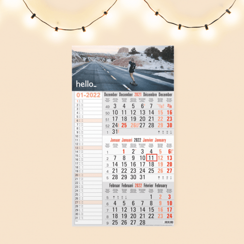Calendrier mural personnalisée et publicitaire