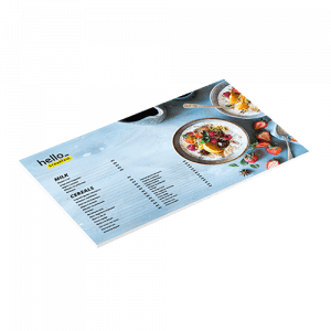 Cartes de menus pour restaurant