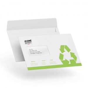 Enveloppes recyclées