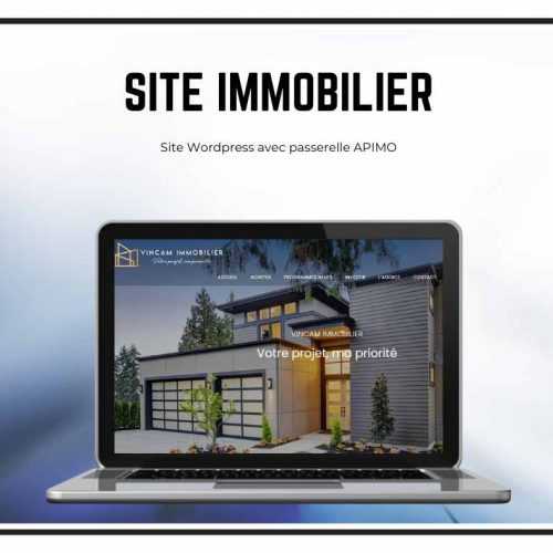 Création de site internet immobilier avec apimo