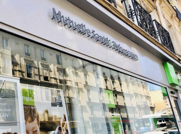 enseigne lettres découpées paris