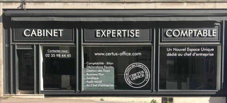 Enseigne pour cabinet expertise comptable