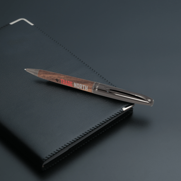 Stylo bille en bois de luxe personnalisé – Image 2