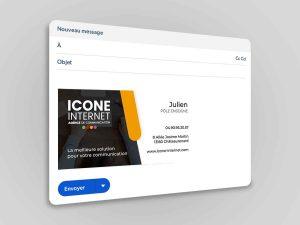 Design création graphique signature e-mail