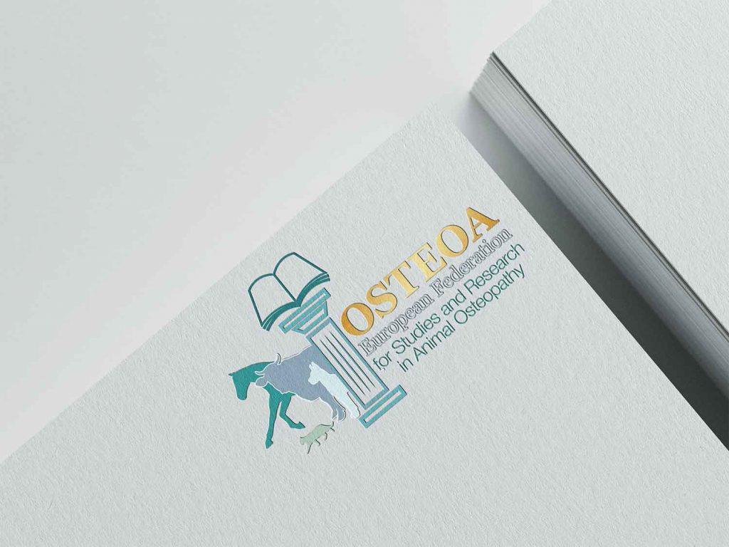 Création de logo ostéopathe animalier