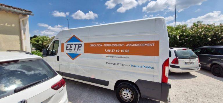 flocage camion paysagiste maquette