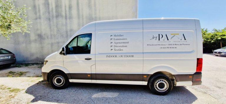 Flocage camion concept store