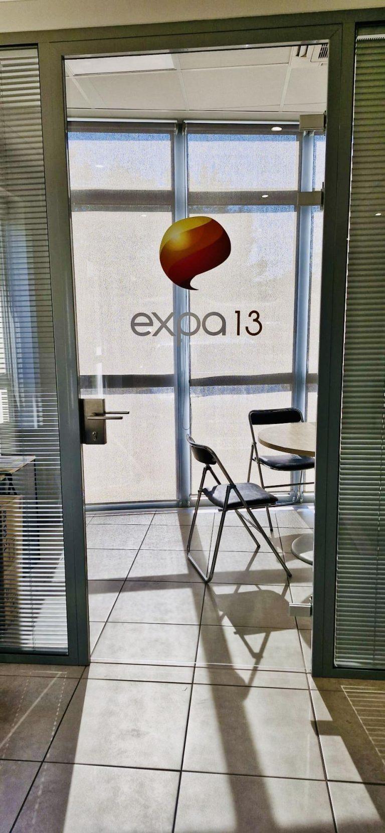 lettrage adhesif Enseigne panneau dibond salon de provence