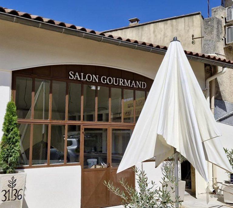 Enseigne salon de provence concept store lettres découpées