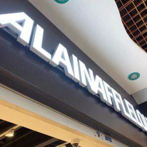 Enseigne lettres découpées marseille salon de provence