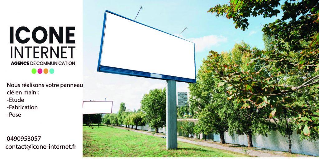 panneau bord de route rectangle