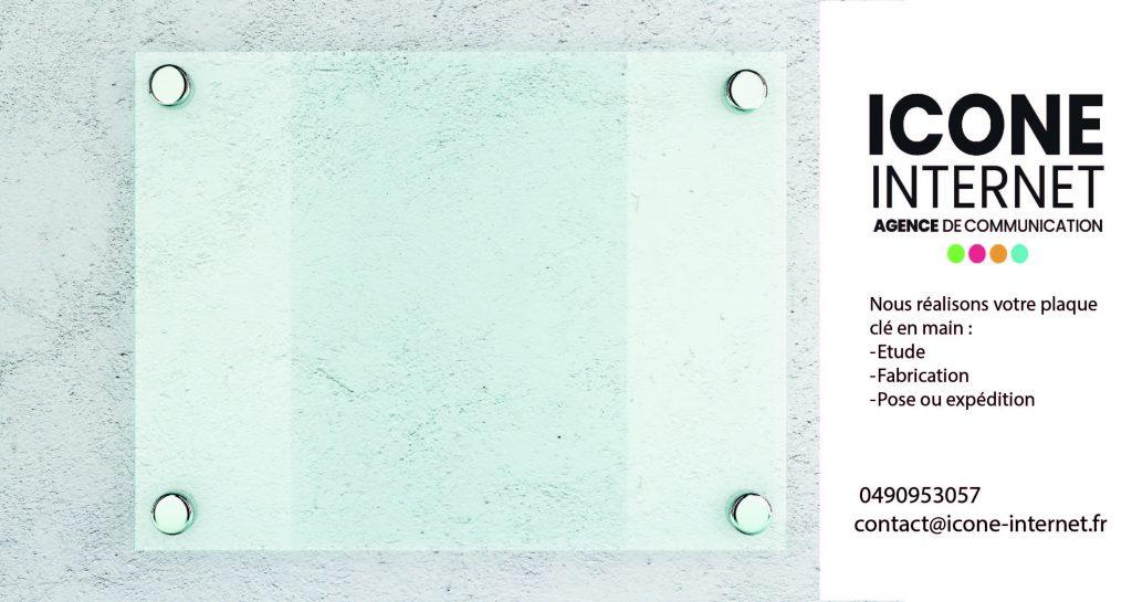 plaque plexiglass rectangle