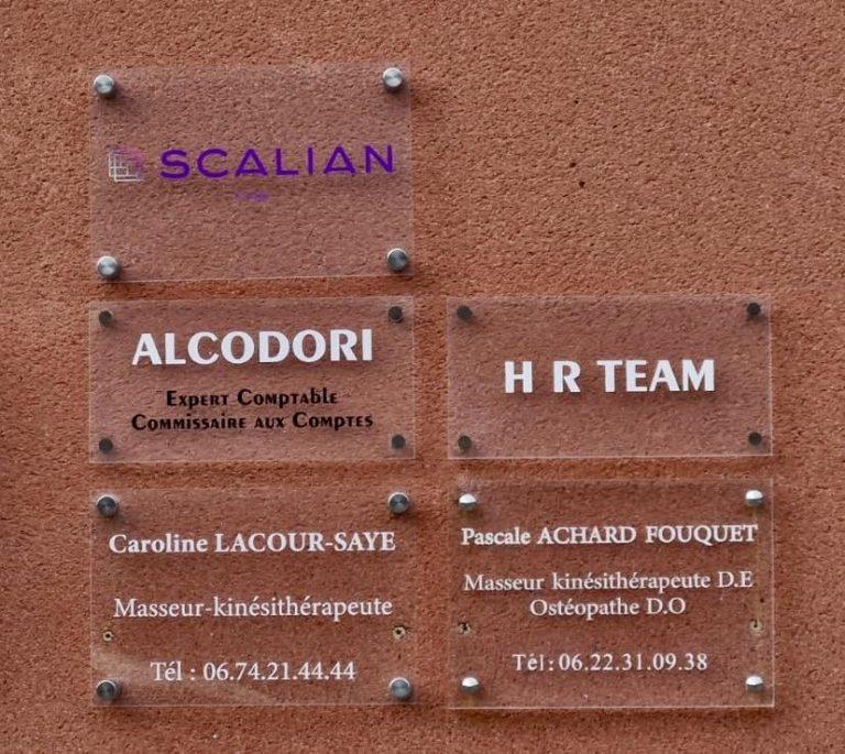 Plaque professionnelle Salon de Provence