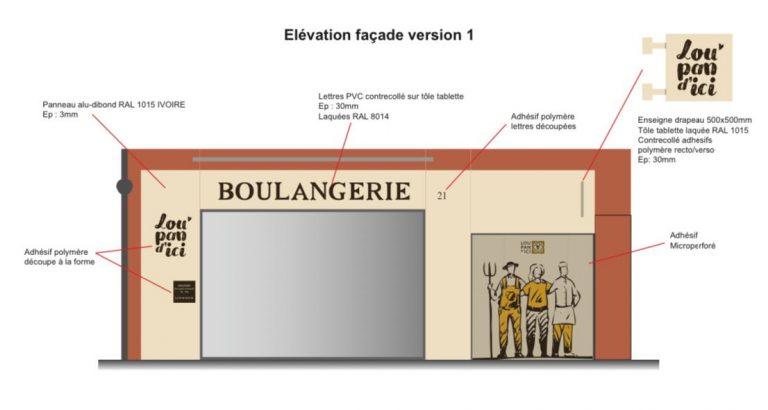 Bureau d’étude enseigne boulangerie