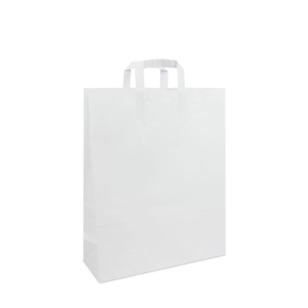 Sacs en papier économique avec poignées plates