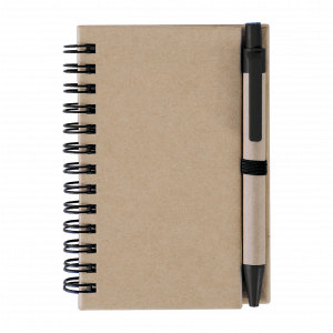 CARNET SPIRALE AVEC STYLO