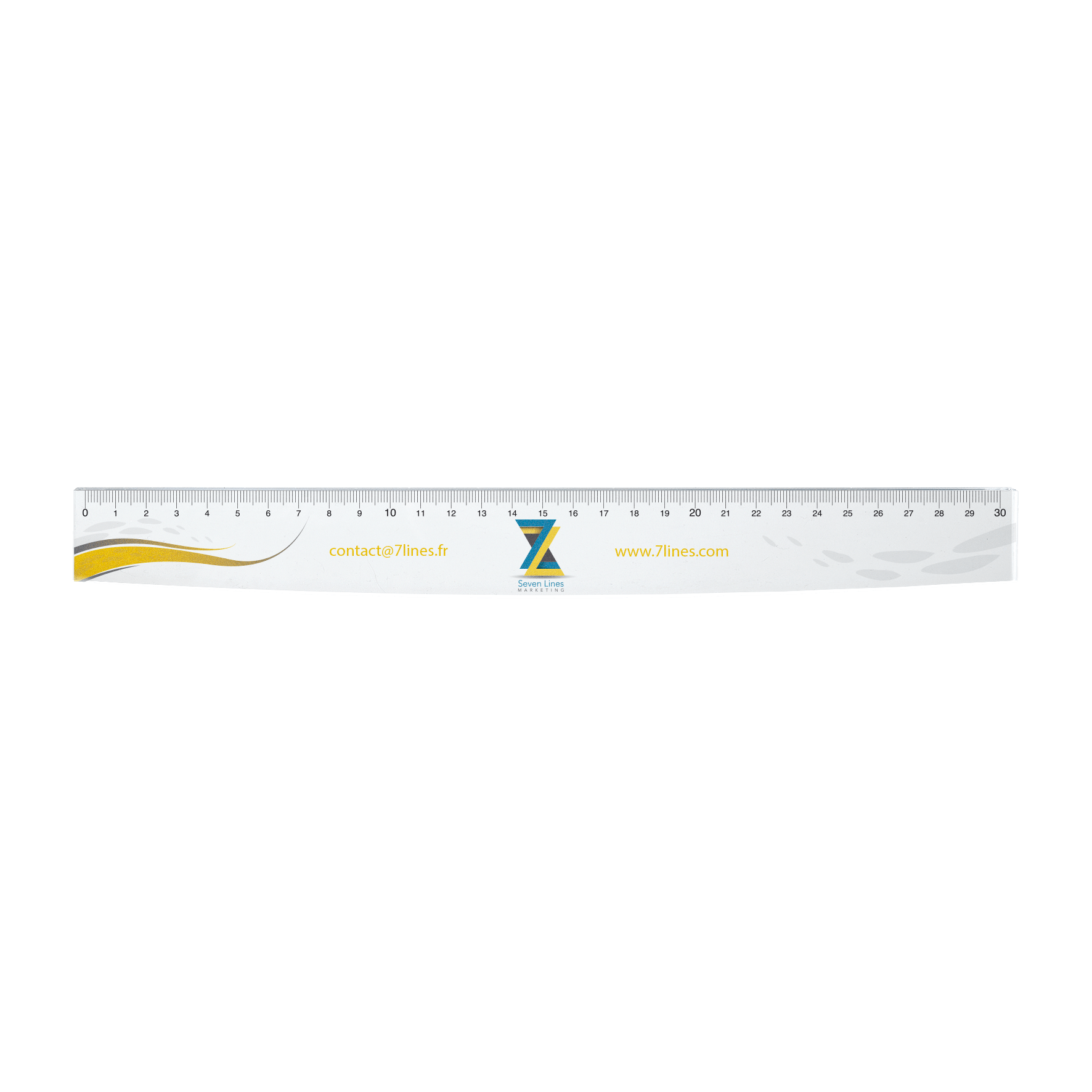 REGLE 30CM EN PMMA EP. 5 MM