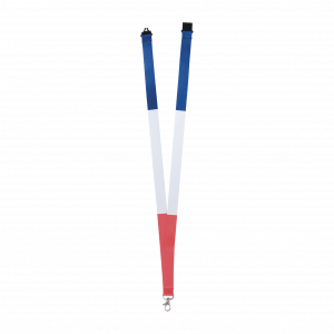 CORDON TOUR DE COU TRICOLORE