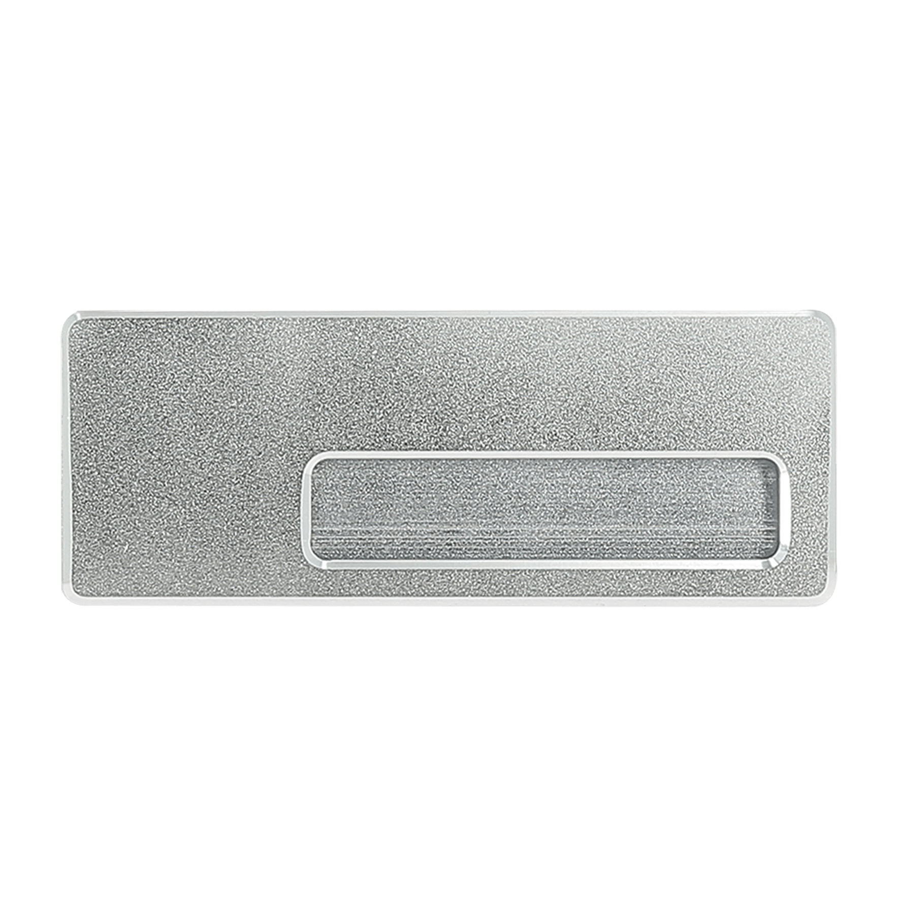 BADGE ALUMINIUM 7 X 2,5 CM