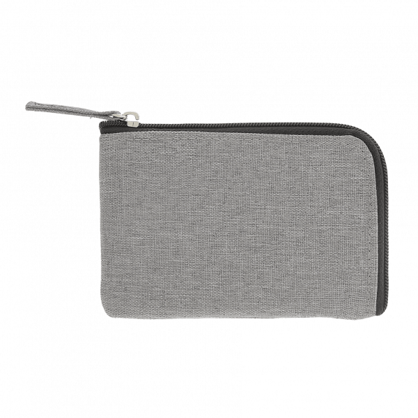 PORTE-MONNAIE ANTI-RFID zippé