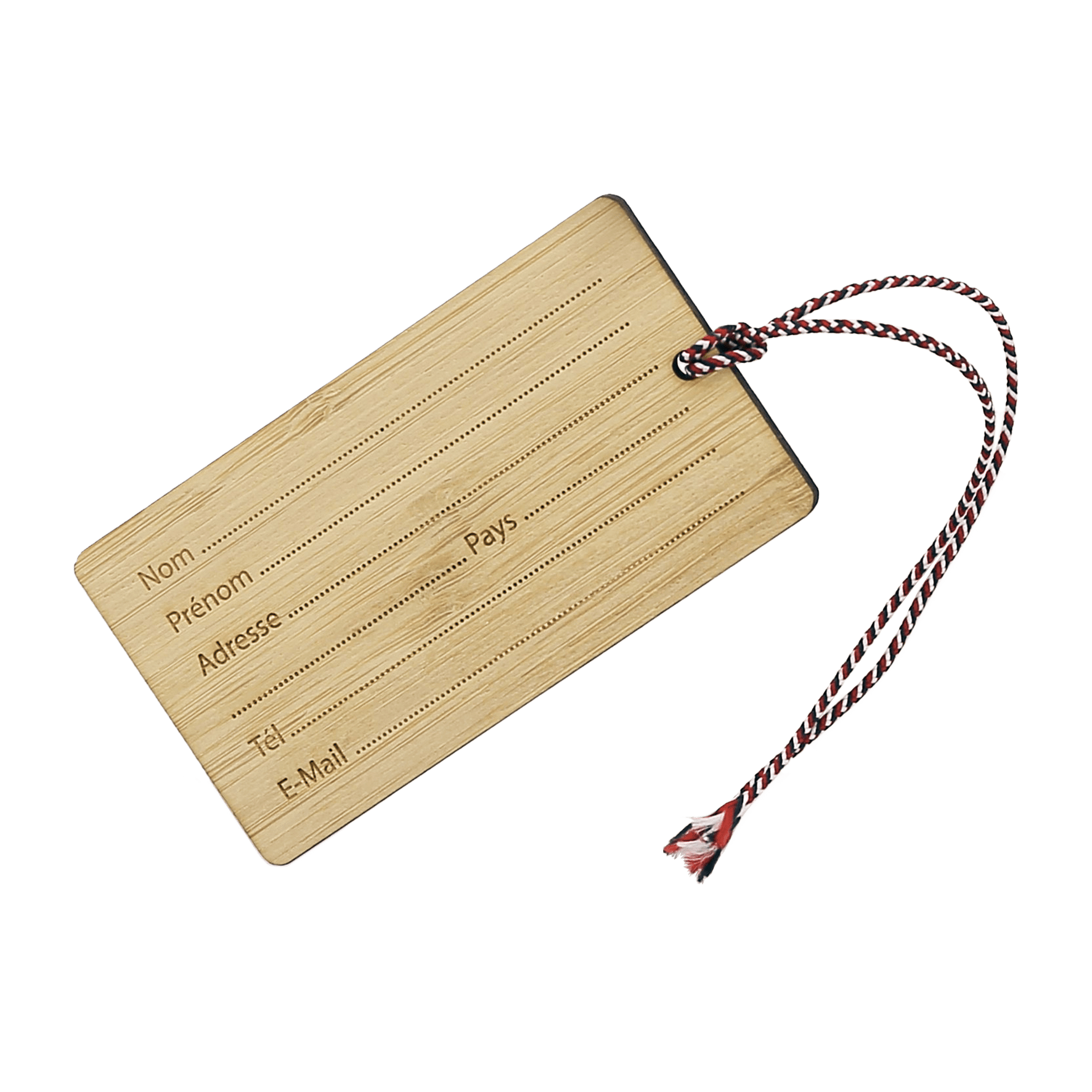 ETIQUETTE BAGAGE BAMBOU FR