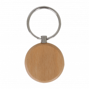 PORTE-CLES BOIS ROND