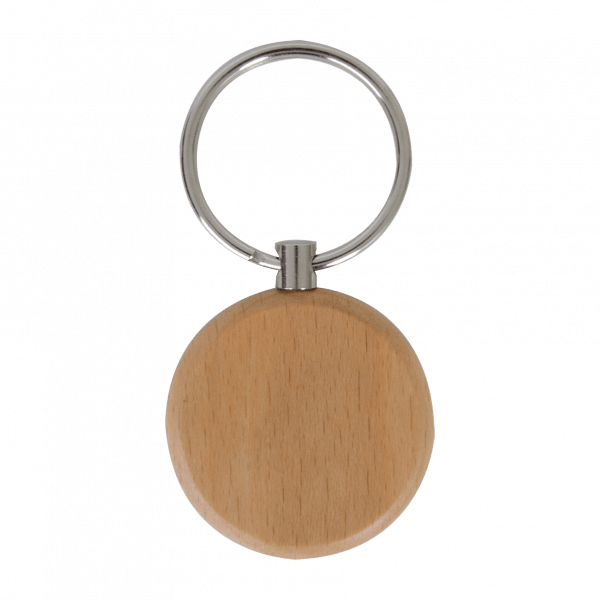 PORTE-CLES BOIS ROND