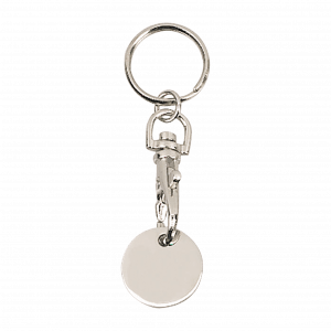 PORTE-CLES JETON METAL LISSE