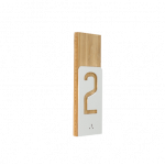 Numéro d´étages Bois et Alu - Gamme Wood®