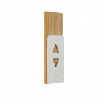 Picto Ascenseur Bois et Alu - Gamme Wood®