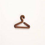 Pictogramme vestiaires découpé en bois
