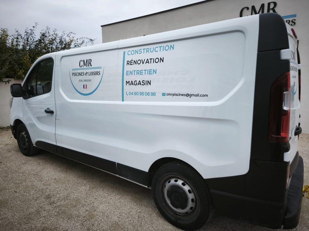 Flocage camion pour société de piscine