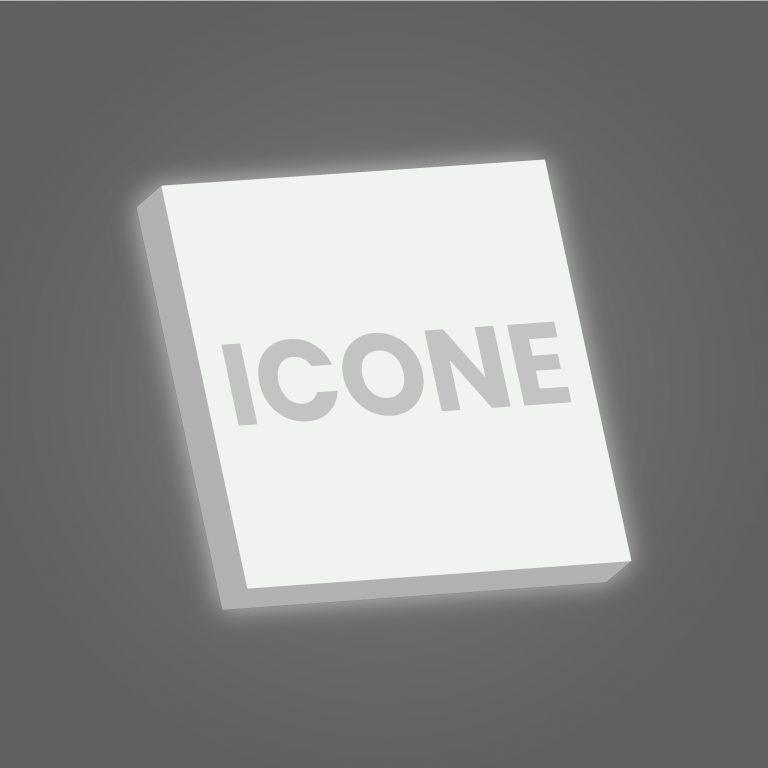 Enseigne caisson rectangulaire plexi diffusant