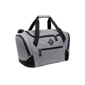 Sac de sport, sac de voyage, grand compartiment principal, 2 poches latérales dont 1 pour les chaussures et 1 poche frontale avec fermeture éclair, poignées et une bandoulière réglable