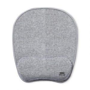 Tapis de souris avec repose-poignets, en polyester RPET, fond antidérapant en silicone