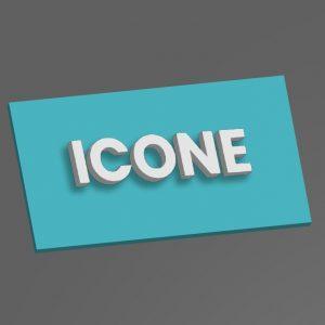 enseigne PVC sur tole tablette laquée