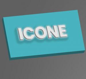 enseigne lettres PVC sur tole tablette