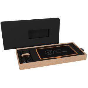 Powerbank 5000 bois magnétique FSC 100% Erable