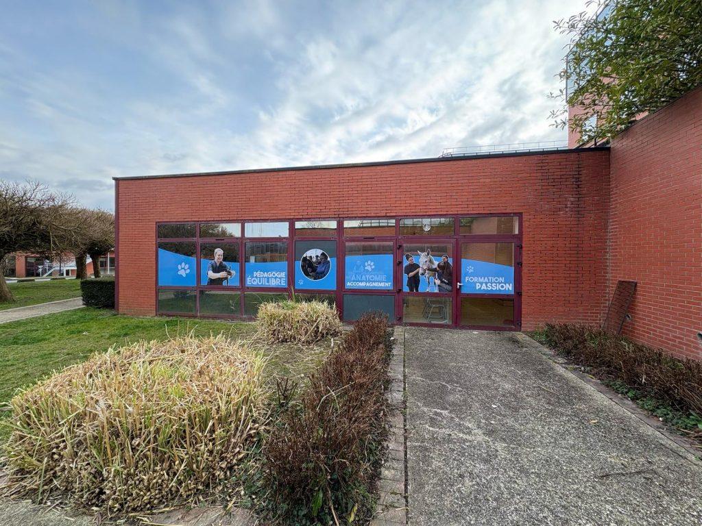 Etude fabrication et pose d'adhésifs pour école