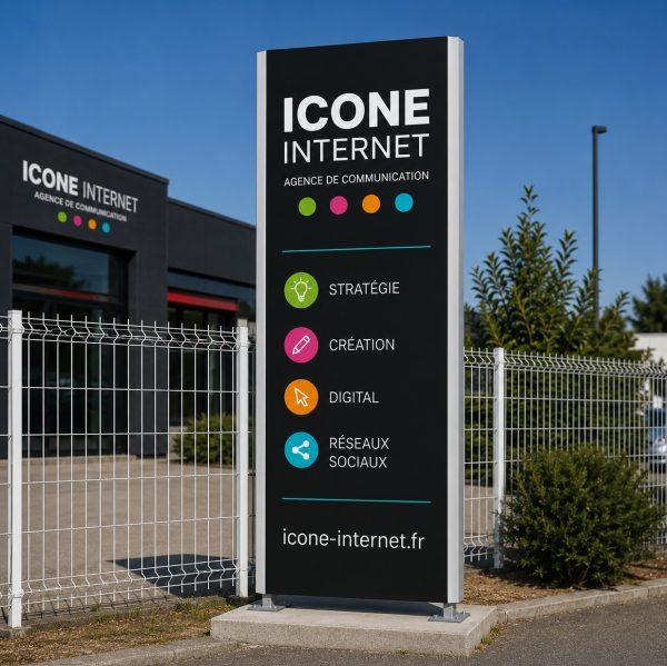 totem droit non lumienux