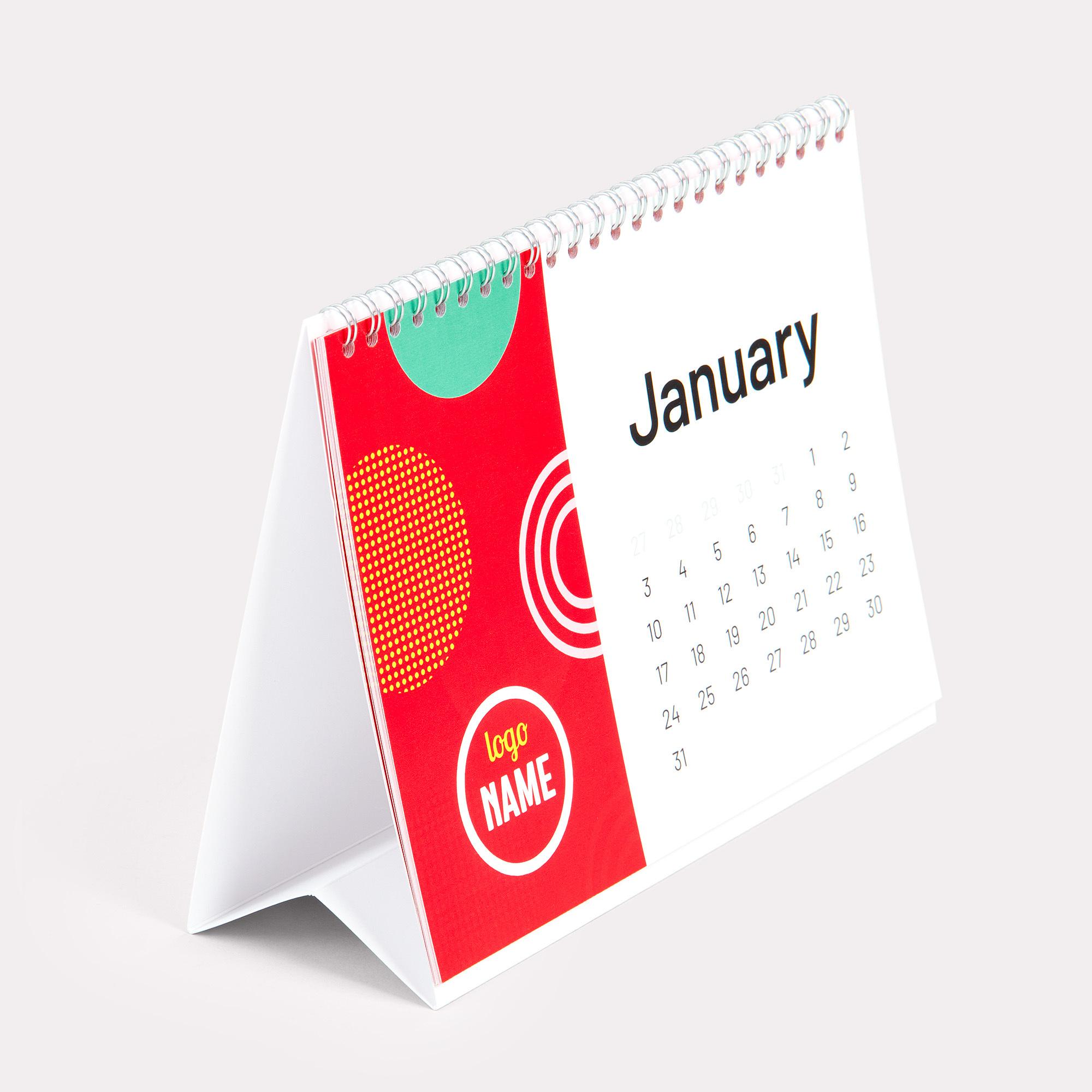 Calendrier de bureau avec Wire'O