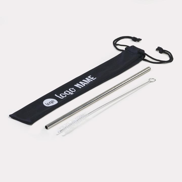 Paille réutilisable en inox
