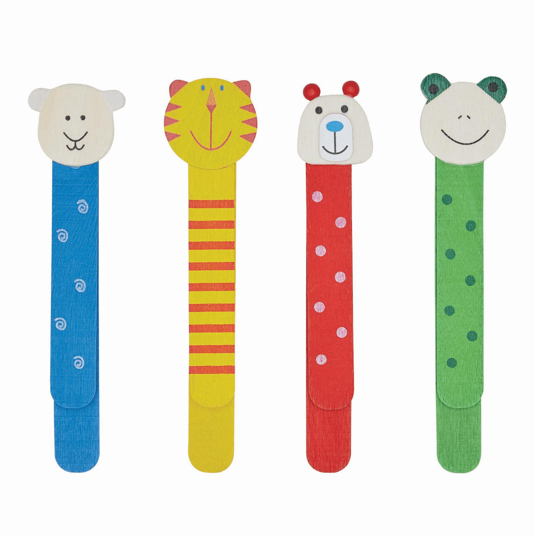 Image du produit: "Marque-pages en bois FUNNY ANIMALS"