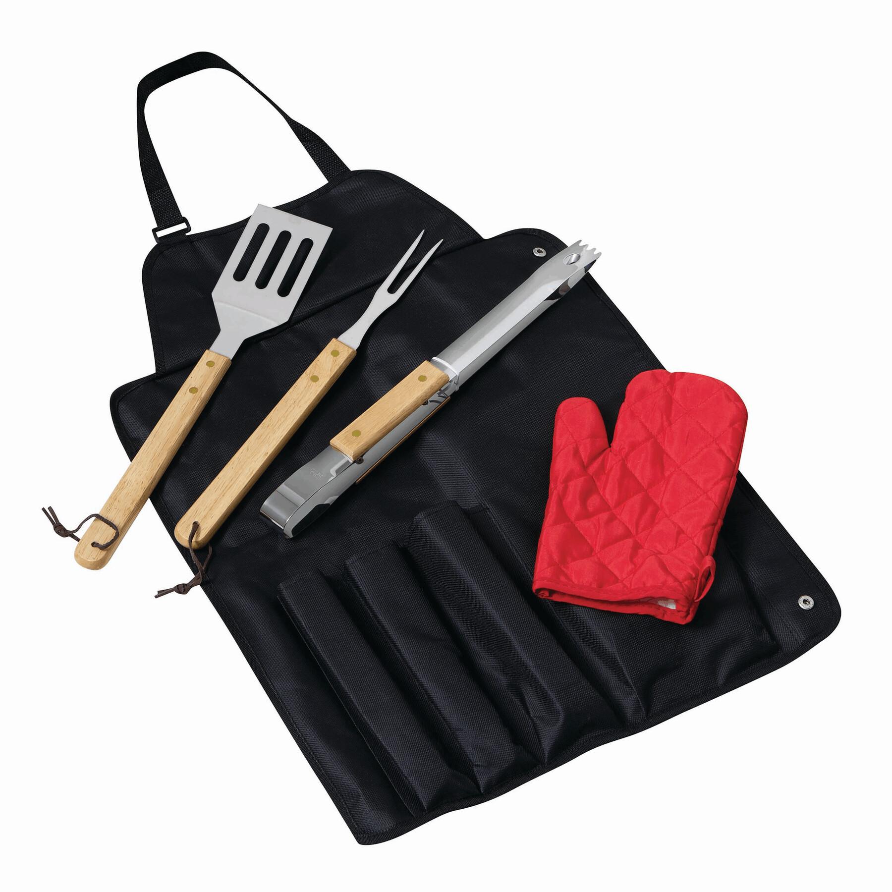 Image du produit: "Tablier avec couverts de barbecue GREAT BBQ"