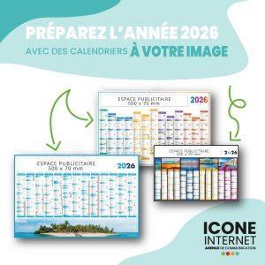 Calendriers publicitaires personnalisés