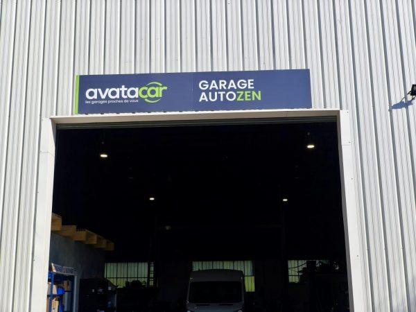 Enseigne panneaux garage automobile