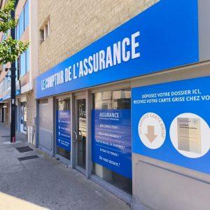 Enseigne pour assurance Avignon