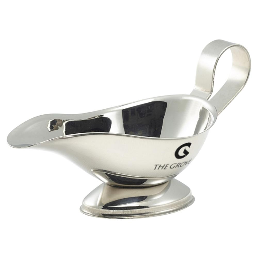 Mini saucière en acier inoxydable (85ml) GOODIES vaisselle personnalisés et publicitaire