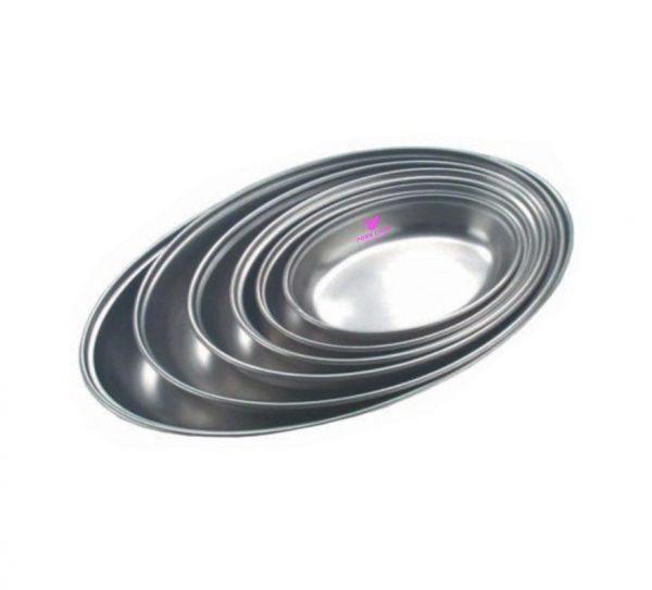 Plat à légumes ovale en acier inoxydable (178mm) GOODIES vaisselle personnalisés et publicitaire