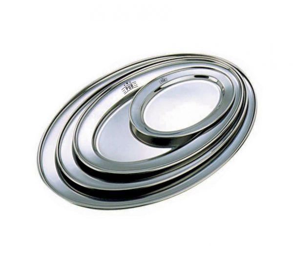 Plat ovale en acier inoxydable (203mm) GOODIES vaisselle personnalisés et publicitaire